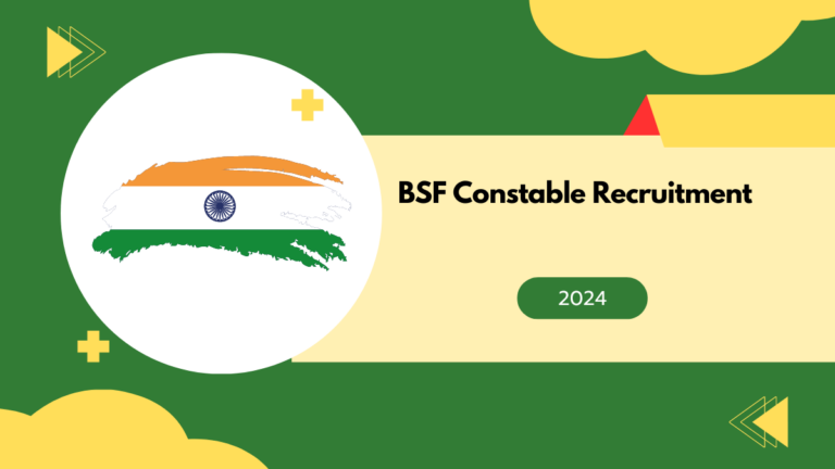 BSF Constable Recruitment 2024: 15,654 GD Vacancies – Apply Now